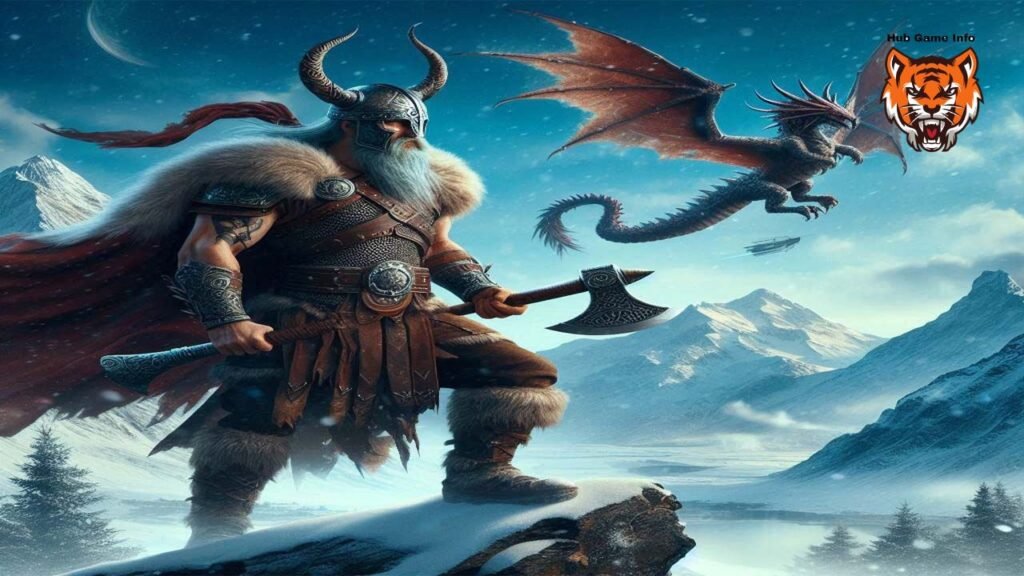 Walking to the enemy in a game God of War Ragnarök as imagined by artificial intelligence
