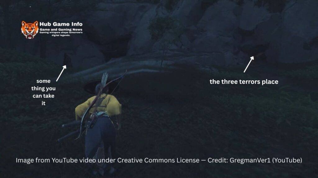 The arrows og the cave that you will find the Ghost of Yotei Three terrors