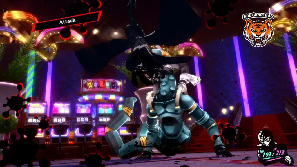 Persona 5 Royal combat system attack gameplay -persona 5 royal gameplay